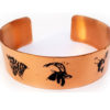 Etched Animal Copper Bangle