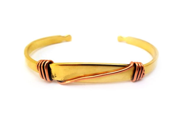 Brass Cut Out Bangle - Copper Bind