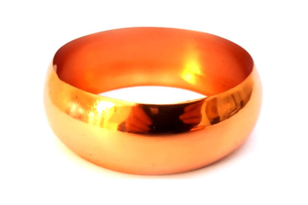 Exploded Large Copper Bangle