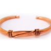 Copper Cut Out Bangle - Brass Bind