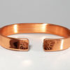 Copper Zinc Bangle - Flat