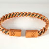 Copper Zinc Bangle - Woven